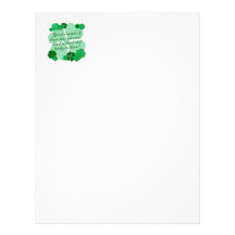 Good Friends and Shamrocks Letterhead