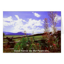 Good Friends are like Mou... Cards