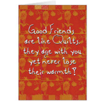 good friends greeting greeting card