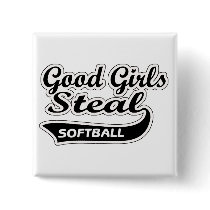 Good Girls Steal (black) Pinback Buttons