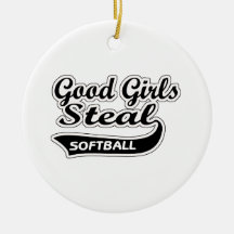 Good Girls Steal (Black) Christmas Ornament