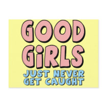 Good Girls T-shirts and Gifts For Her Postcards