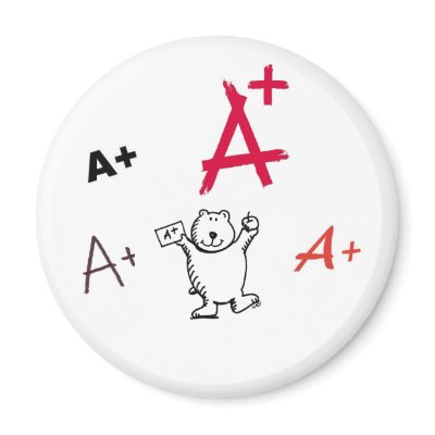 Good Grade A+ Magnet by shawnscool