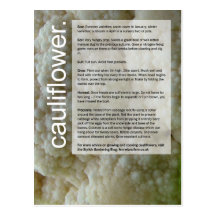 Good Growing Guide: Cauliflowers and Onions Post Cards