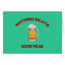 Good Head Greeting Card