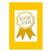 Good Job! Award Card Business Card Template