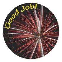 Good Job! Round Stickers