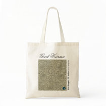 Good Karma Reusable Shopping Bag, Tan