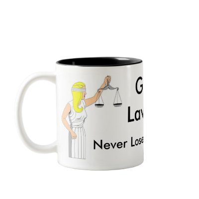 Good Lawyers Never Lose Their Appeal Coffee Mug by malibuitalian