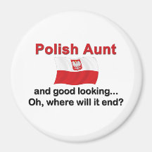 Good Lkg Polish Aunt Magnet