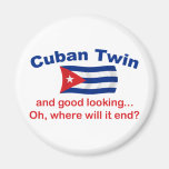 Good Looking Cuban Twin Fridge Magnet