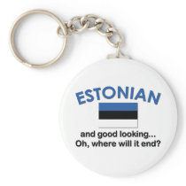 Good Looking Estonian Keychain