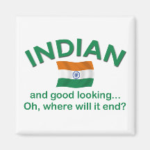 Good Looking Indian 1 Fridge Magnet