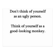 Good-Looking Monkey Post Cards