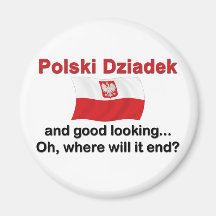 Good Looking Polski Dziadek (Grandfather) Magnets