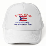 Good Looking Puerto Rican Trucker Hats