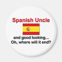 Good Looking Spanish Uncle Refrigerator Magnets