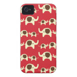 Good luck elephants cherry red iPhone 4S case skin iPhone 4 Cases