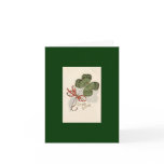 Good Luck Shamrock Greeting Cards