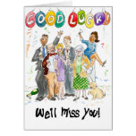 'Good Luck, We'll Miss You!' Card