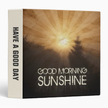 Good Morning Sunshine Binder