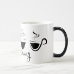 Good Morning Swirly Coffee Mugs mugs