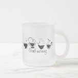 Good Morning Swirly Coffee Mugs mugs