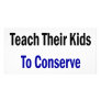 Good Mothers Teach Their Kids To Conserve Water Picture Card