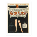 Good News! Vintage Songbook Cover Post Card