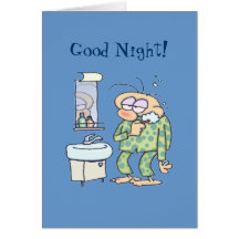 Good Night! Greeting Cards