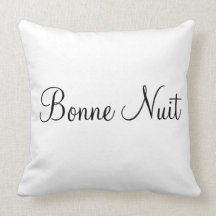 good night pillow bonne nuit