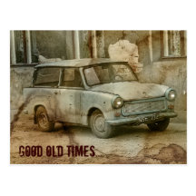 Good old times... - Postcard