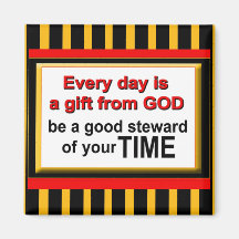 "Good Steward" by Cheryl Daniels Refrigerator Magnet