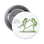 Good Time Frogs Dance Vintage buttons