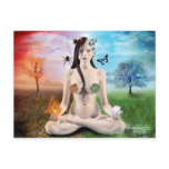 Good vs Evil- Goth Goddess Postcards