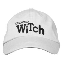 GOOD WITCH Eclectic Style Halloween Embroidery Hat Embroidered Hat