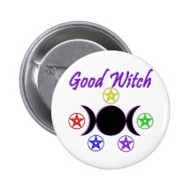 Good Witch Pinback Buttons