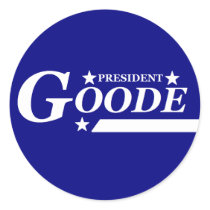 Goode for President Stickers