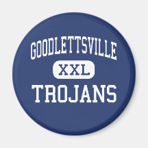 Goodlettsville Trojans Middle Goodlettsville Refrigerator Magnet
