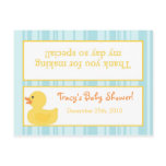 Goody Bag Topper Rubber Ducky Bubbles