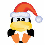 goofkins penguin xmas santa photo cutouts