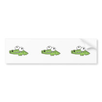 goofy baby alligator bumper stickers