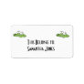 goofy baby alligator personalized address label