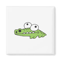 goofy baby alligator magnet