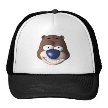 goofy bear face hats