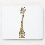 goofy giraffe mouse pad