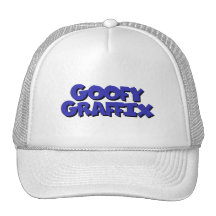 Goofy Graffix - Blue Letter hat