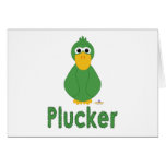 Goofy Green Duck Plucker cards