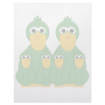 Goofy Green Ducks And 4 Babies Custom Letterhead