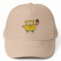 goofy ice cream monster mesh hat